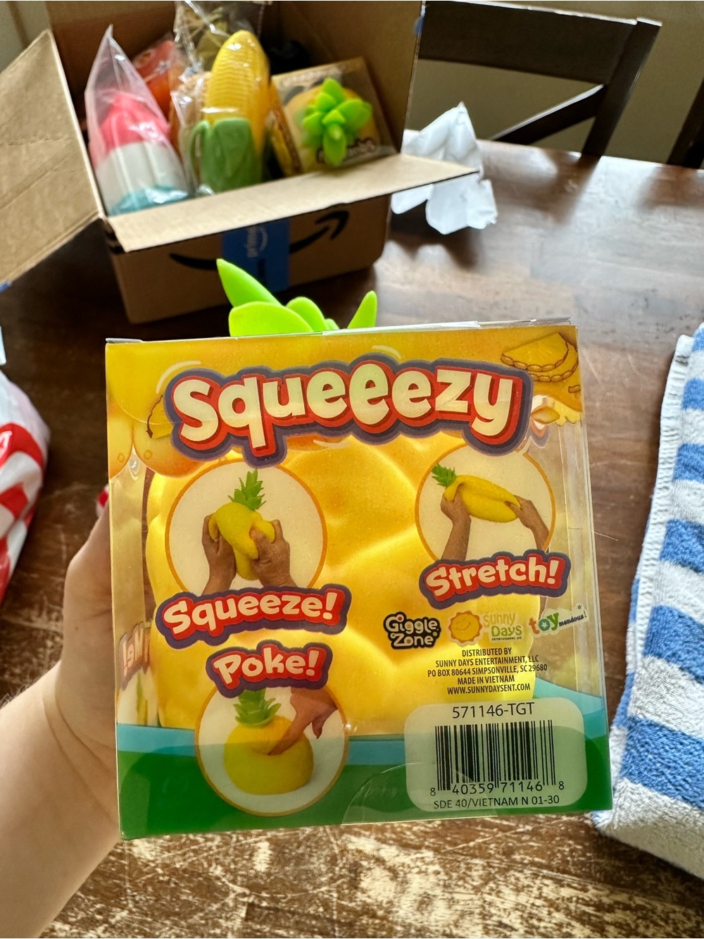 Pineapple Squeeezy Squishy